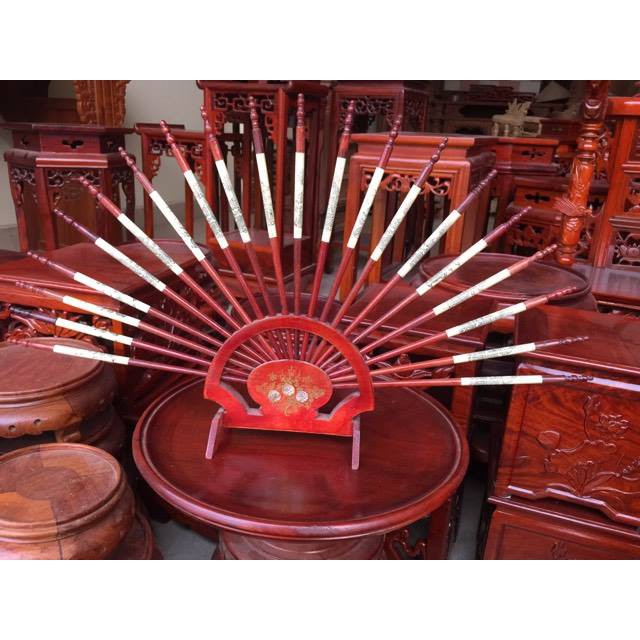 Bộ giá đũa thờ gỗ hương